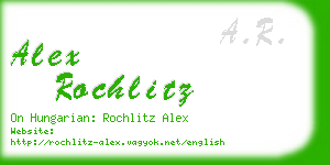 alex rochlitz business card
